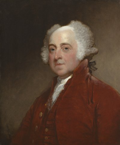 John Adams, c.1821 door Gilbert Stuart